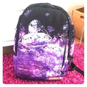 Sprayground purple backpack